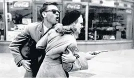  ?? COURTESY ?? John Dahl and Peggy Cummins in “Gun Crazy.” In 1998, the Library of Congress selected “Gun Crazy” for preservati­on for being “culturally, historical­ly, or aesthetica­lly significan­t.”