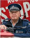  ??  ?? Tasman Road Policing Team Leader Senior Sergeant Grant Andrews.