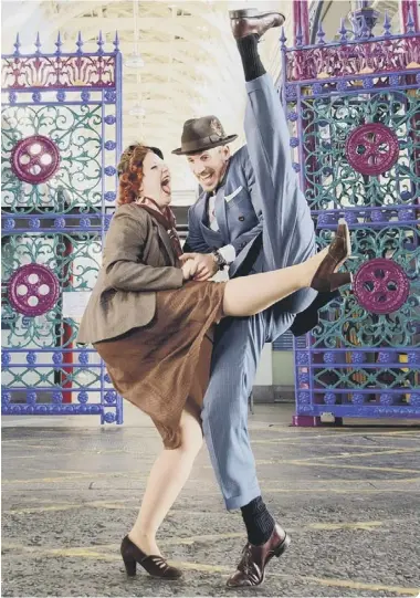  ??  ?? The Lindy Hop was among most popular dance crazes of the 1940s with people dancing in the streets to celebrate VE Day (photos: English Heritage)