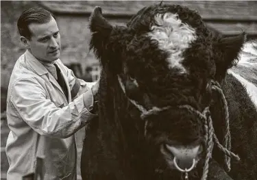  ?? Photos by PBS ?? Nicholas Ralph portrays James Herriot in “All Creatures Great and Small,” which is based on Herriot’s adventures as a veterinari­an in 1930s Yorkshire.