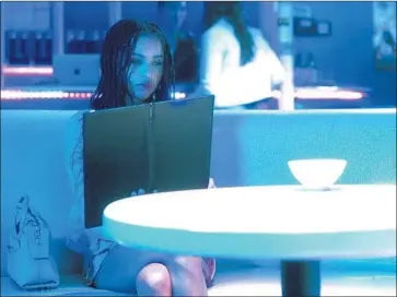  ?? Neon ?? HEATHER (Zoë Kravitz) plays a young starlet in L.A. with a social media following in Aaron Katz’s “Gemini.”