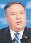  ??  ?? Mike Pompeo