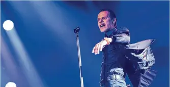  ?? Mindy Small/getty Images ?? Marc Anthony is bringing his Historia Tour to the Frost Bank Center on Saturday.