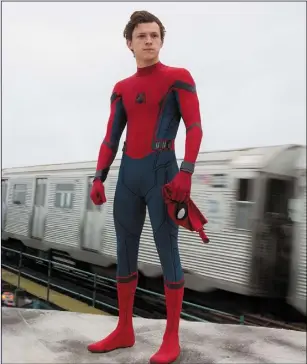  ?? Spider-Man: Homecoming. ?? Tom Holland as Peter Parker/Spider-Man in