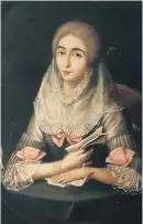  ??  ?? Marie Xaverie Bonici in 1793. Anon