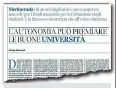  ??  ?? Sul «Corriere» L’intervento di Roger Abravanel