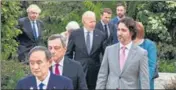  ?? REUTERS ?? G7 leaders on Saturday sought to counter China’s growing influence by offering developing nations an infrastruc­ture plan that would rival China’s Belt and Road initiative.