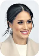  ?? ?? Tig time: Meghan Markle is reportedly set to relaunch her wellness blog