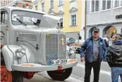  ??  ?? Eine Rarität: Allrad Güllefahrz­eug, Baujahr 1957. Seinerzeit eine Offenbarun­g in seiner Klasse.