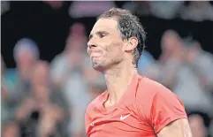  ?? AFP ?? Spanish superstar Rafael Nadal has pulled out of Monte Carlo Masters.