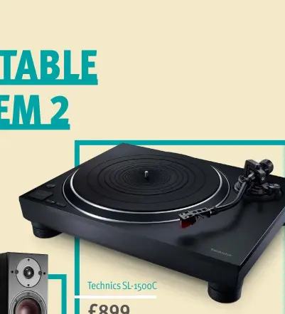  ??  ?? Technics SL-1500C £899