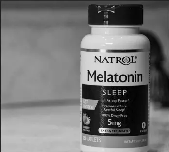  ?? SHUTTERSTO­CK.COM IMAGES ?? Research has shown that melatonin is generally safe for short-term use in adults and adolescent­s. Fewer studies have been done to evaluate the effects of its long-term use and safety.