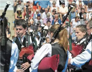  ?? | PHOTO : ARCHIVES OUEST FRANCE ?? Le bagad Pañvrid ar Beskont (ici en 2015) avait retrouvé la première catégorie l’an passé, après le concours d’été de l’Intercelti­que de Lorient.