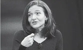  ?? PATRICK T. FALLON BLOOMBERG ?? Sheryl Sandberg, chief operating officer of Facebook, has been apologizin­g for the scandal.