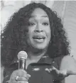  ??  ?? Shonda Rhimes: ‘Limitless possibilit­ies’ for Emmy nominee.