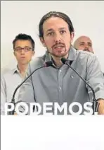  ?? EMILIA GUTIÉRREZ ?? Pablo Iglesias, ayer en Madrid