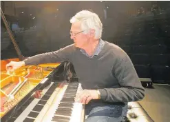  ?? Photo / NZME ?? A piano tuner and technician at work on a full size concert grand piano. Letter writer Reg Payne says Kaitaia’s “redundant” Te Ahu Centre baby grand piano may have to be sold.