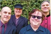  ?? JIM LEATHERMAN ?? Crowley, second from right, a guitarist in the band The Tremolords, has stage four cancer and bandmates are helping to host a benefit concert at Will’s Pub to raise money for his treatment.