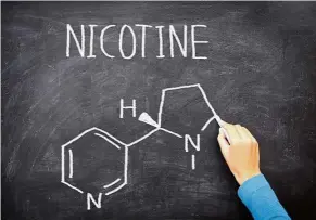  ?? — TNS ?? Researcher­s at Texas A&amp;M found that, when given independen­tly from tobacco, nicotine helps protect the ageing brain and may even hold off Parkinson’s disease and Alzheimer’s disease.