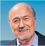  ??  ?? TAINTED BY SCANDAL: EX-FIFA chief Sepp Blatter