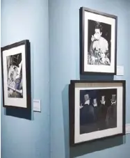  ?? PHOTOS by WALTER BOLLOZOS ?? The Weegee exhibit at Art Fair features 28 original, iconic prints.