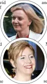  ?? ?? Liz Truss, top; Andrea Jenkyns