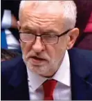  ??  ?? CRUNCH: Jeremy Corbyn yesterday