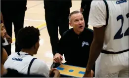  ?? PHOTO BY JOHN VALENZUELA ?? Coach Andy Newman is leaving Cal State San Bernardino for Cal State Northridge.