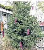  ?? ?? An der Münsterstr­aße sind kleine Geschenk-Pakete zu sehen.