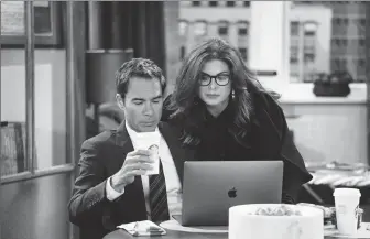  ?? Chris Haston/NBC ?? Eric McCormack and Debra Messing return in NBC's “Will & Grace.”