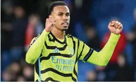  ?? ?? Arsenal have kept five clean sheets in a row away from home. Photograph: Stuart MacFarlane/Arsenal FC/Getty Images