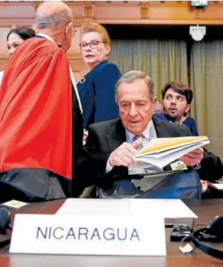  ?? // REUTERS ?? El embajador de Nicaragua en los Países Bajos, Carlos José Argüello