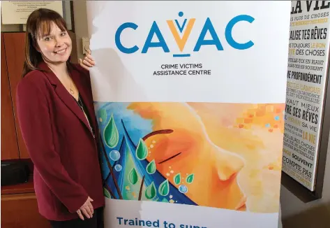  ?? WAYNE CUDDINGTON ?? Kathleen Dufour is the director of CAVAC, an agency that helps victims of crime. Police are teaming up with CAVAC and other independen­t agencies to work on ways to help victims of sexual assault come forward more easily.