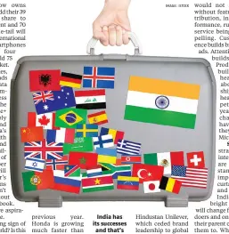  ?? IMAGE: iSTOCK ?? India has its successes and that’s something to be proud of. But we should worry about losing ground to internatio­nal brands