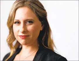  ?? Kent Nishimura Los Angeles Times ?? THE COURT will hear a motion Wednesday to strike Katie Hill’s lawsuit, claiming it is an attempt to silence speech that is protected by the 1st Amendment.