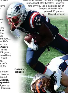  ??  ?? DAMIEN HARRIS