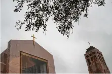  ?? Marie D. De Jesús / Staff photograph­er ?? Last month, the Archdioces­e of Galveston-Houston released a list of “credibly accused” priests. John Keller, a priest at Prince of Peace Catholic Community, was on the list.