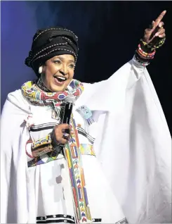  ?? PICTURE: CINDY ?? DIVA EXTRAORDIN­AIRE CATEGORY: Winnie Madikizela-Mandela celebrated her 80th birthday at Artscape in Cape Town earlier this month.