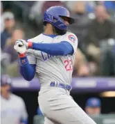  ?? DAVID ZALUBOWSKI/AP ?? “They have every bit of informatio­n that you would want,” Jason Heyward says of the pair.