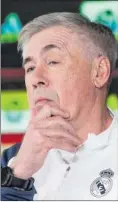  ?? ?? Ancelotti, ayer en Valdebebas.