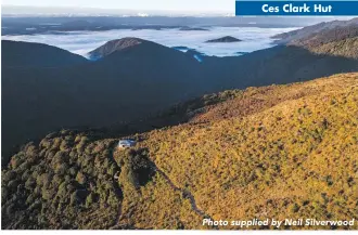  ?? Photo supplied by Neil Silverwood ?? Ces Clark Hut