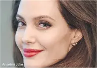  ??  ?? Angelina Jolie