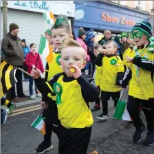  ??  ?? Camerin McCabe with St Peters FC last year.