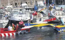  ?? (Photo Gilles Massé) ?? Thomas Ventura (maillot rouge) meilleur Théoulien.