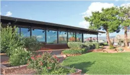  ?? MESA GRILL ?? Open and airy, Mesa Grill sits at the Sedona Airport atop a high mesa with panoramic views accompanyi­ng the meal.