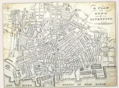  ??  ?? A map of Liverpool, c1801 – census returns from the city are online as both images and transcript­ions (see annotated example on page 81)