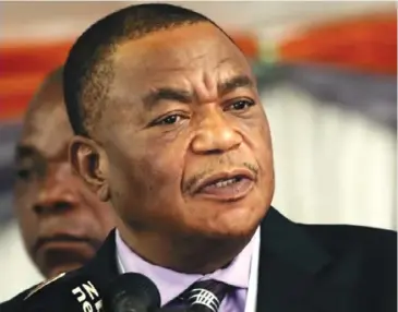  ??  ?? Vice-President Constantin­o Chiwenga