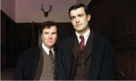  ??  ?? Teachers as perplexed as the pupils ... Douglas Hodge and Jack Whitehall in the 2017 adaptation of Evelyn Waugh’s Decline and Fall. Photograph: Tiger Aspect/BBC