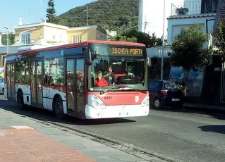  ??  ?? La corsaUn bus dell’Eav in servizio sull’Isola d’Ischia, teatro della vicenda