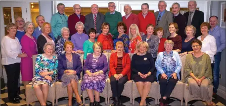  ?? Photo by Brendan Landy ?? Members of the Listowel St Vincent dePaul, past and present, including its present committee at the celebratio­n in the Listowel Arms Hotel on Saturday in honour of those to have been serving the charity for over 50 years. Mary Stack (second from left...